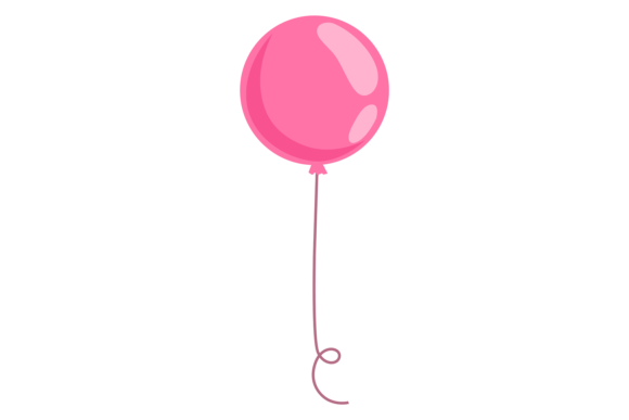 Download Pink Balloon Color Icon. Holiday Party D - Holiday Collection