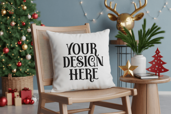 Download Christmas Pillow Mockup - Pillow Collection