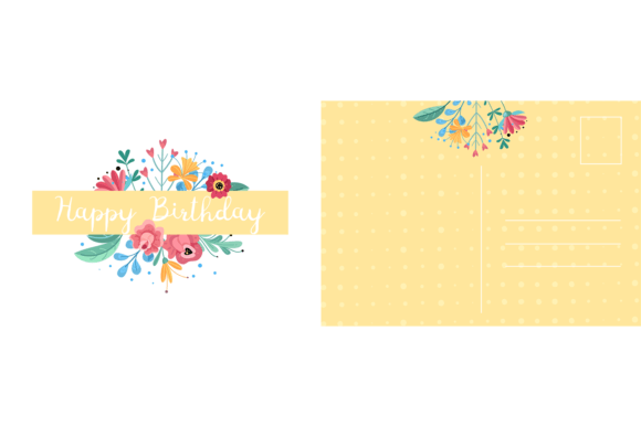 Download Happy Birthday Postcard. Holiday Card Wi - Holiday Collection