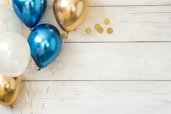 Download Holiday Background with Balloons - Holiday Collection
