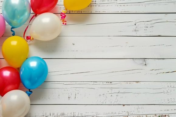 Download Holiday Background with Balloons - Holiday Collection