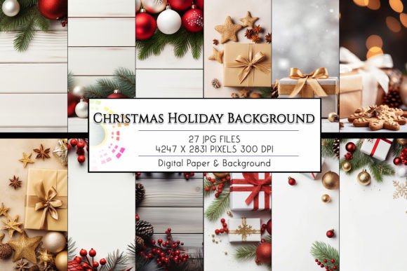 Download Beautiful Christmas Holiday Background - Holiday Collection