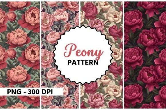Download Peony Flower Watercolor Pattern - Flower watercolor pattern Collection