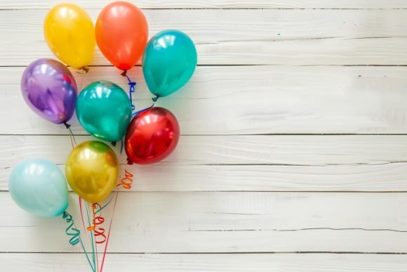 Download Holiday Background with Balloons - Holiday Collection