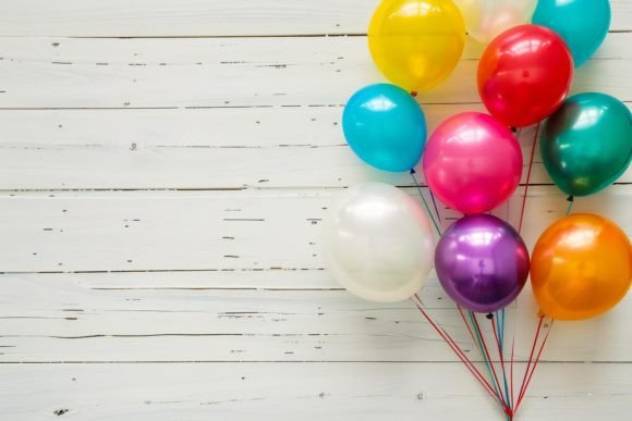 Download Holiday Background with Balloons - Holiday Collection