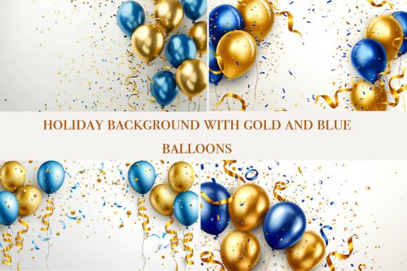 Download Holiday Background with Balloons - Holiday Collection