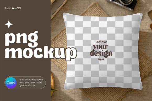 Download Pillow Mockup PNG Mock Up Cushion PNG - Pillow Collection