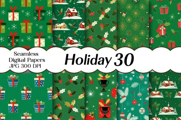 Download Holiday Digital Paper - Premium Resources