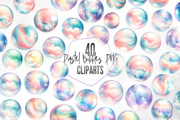 Download Pastel Dreamy Bubbles Clipart Set - Dreamy Collection